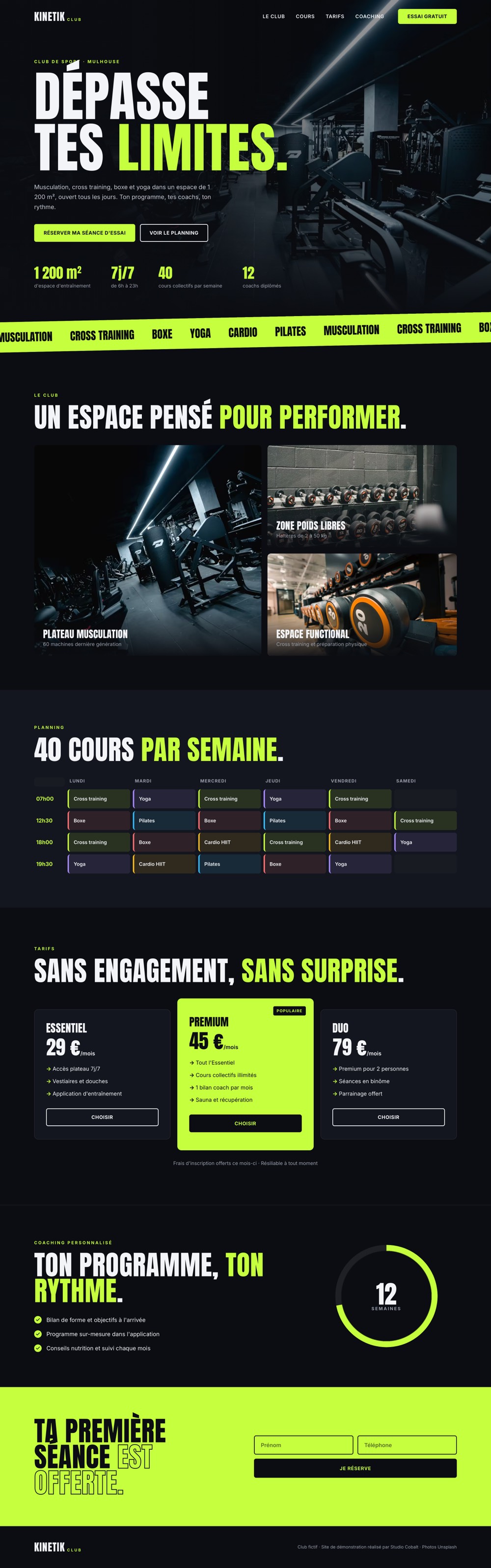Kinetik Club · Gym